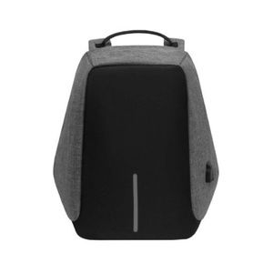 Anti-theft USB Charging Laptop Backpack Gray Color